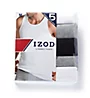 Izod Essentials Cotton A-Shirts - 5 Pack 00CPT07 - Image 3