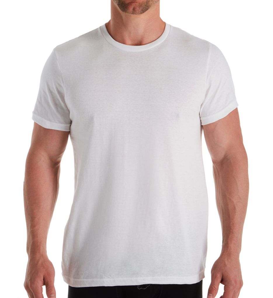 100% Cotton Crew Neck T-Shirt - 4 Pack-fs