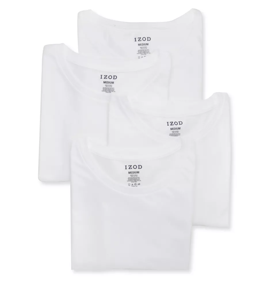 100% Cotton Crew Neck T-Shirt - 4 Pack