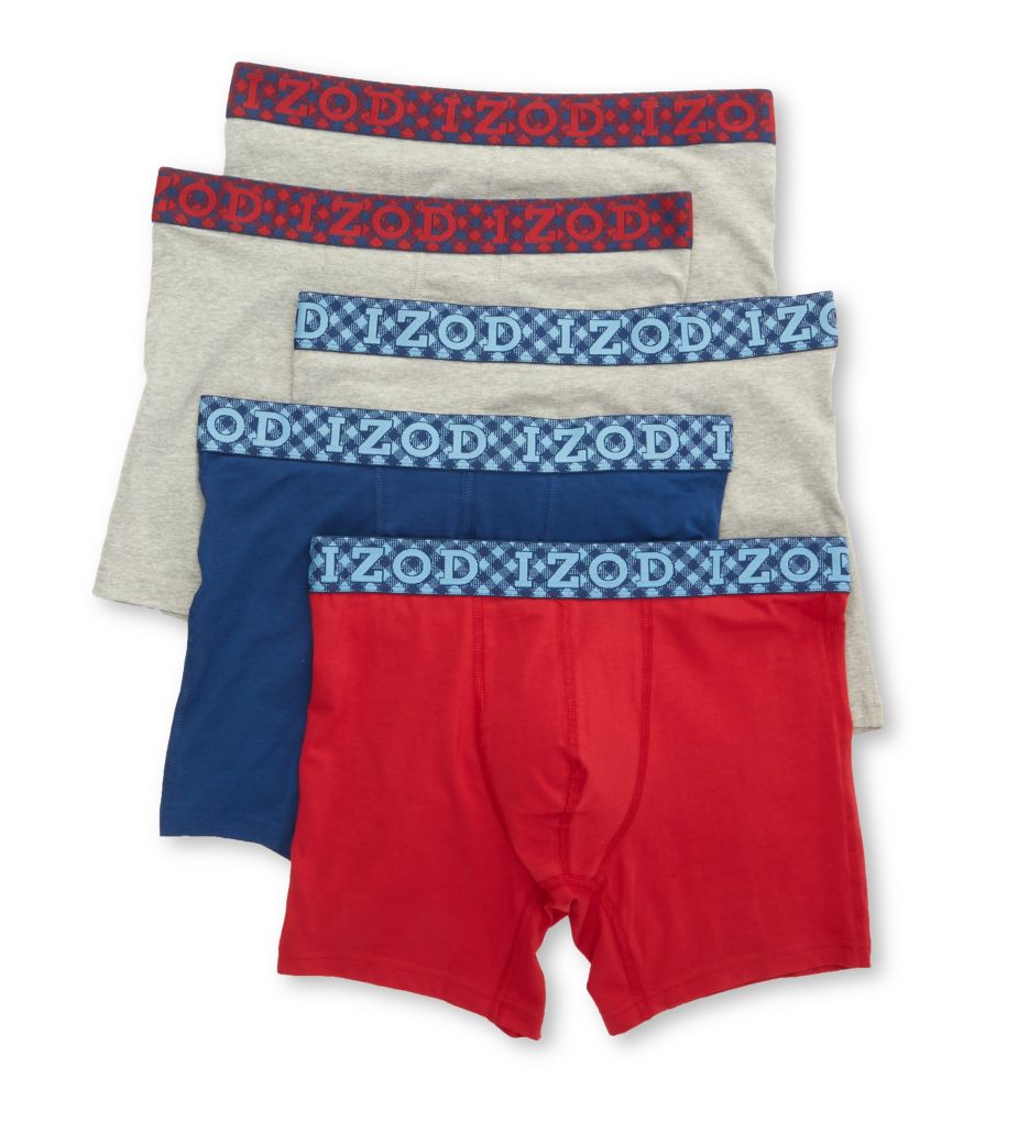 Cotton Boxer Briefs - 5 Pack GEChil S by Izod