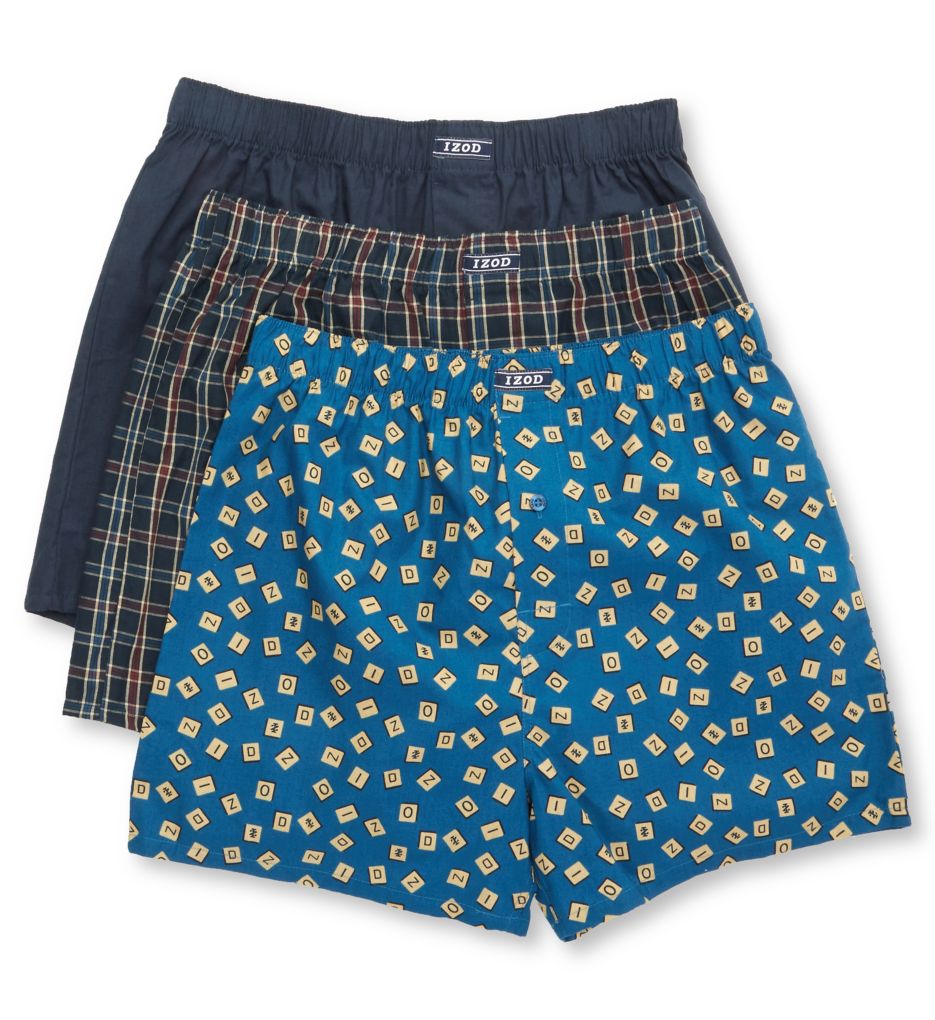 Cotton Printed Izod Mens 3 Pack Boxers at Rs 285 in Kolkata