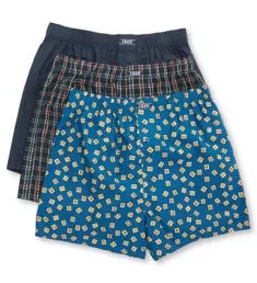 Woven Cotton Boxers - 3 Pack