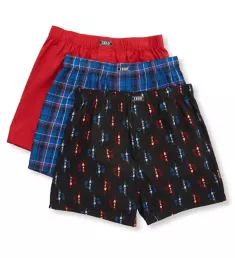 Woven Cotton Boxers - 3 Pack TurkCB S