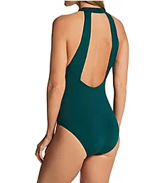 Solids Highline One Piece Swimsuit Dashing Green 6