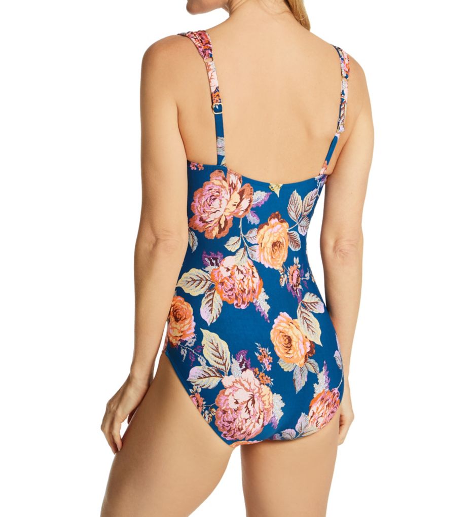 Tapestry Rose Surplice Mio One Piece Swimsuit Rockin Moroccan 6