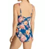 Jantzen Tapestry Rose Surplice Mio One Piece Swimsuit 22172M - Image 2