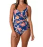 Jantzen Tapestry Rose Surplice Mio One Piece Swimsuit 22172M