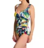 Jantzen Tropical Utopia Surplice Mio One Piece Swimsuit 23025M - Image 1