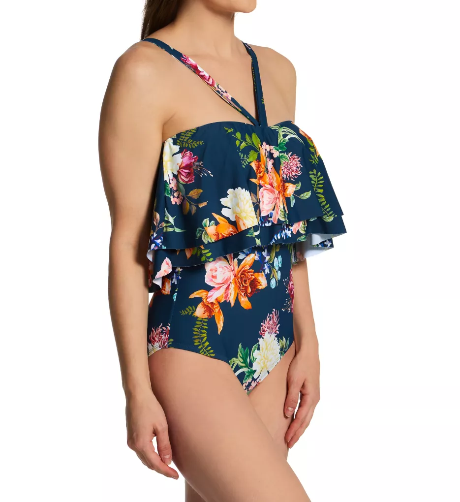 Jantzen Floral Enchantment Clair One Piece Swimsuit 23038M - Image 1