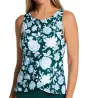 Jantzen Garden Blossom Violet X-Back Tankini Swim Top 23054T - Image 1