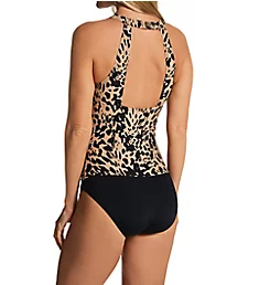 Wild Camouflage Grace High Neck H-back One Piece