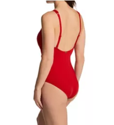 Solids Jackie High Neck One Piece Swimsuit