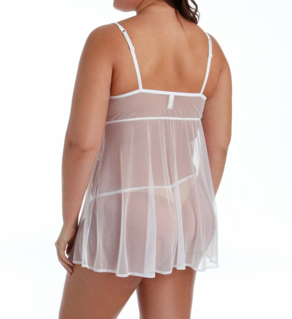 Flirty Plus Size Chemise and G-String Set