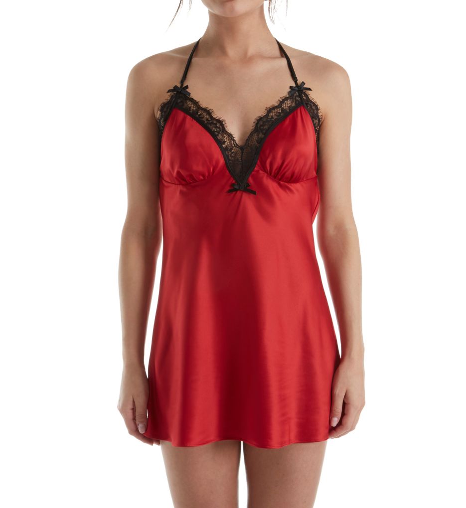 Ella V-Neck with Lace Chemise-fs