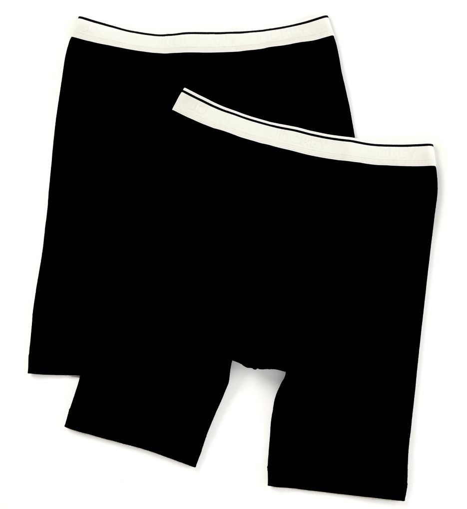 Jockey Pouch Midway Briefs - 2 Pack BLK S by Jockey