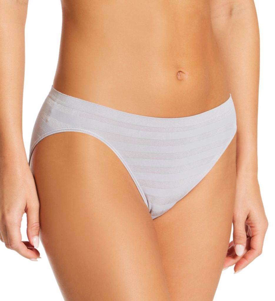 Jockey (2505263) -- Jockey 1305 Comfies Matte and Shine Seamfree Bikini Panty (Quartz Grey 9)