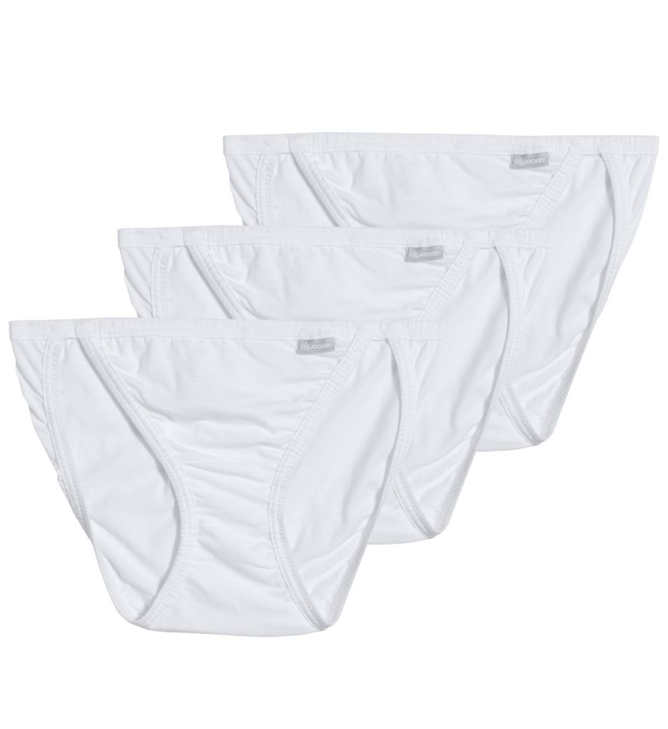Jockey (1627705): Jockey 1483 Elance Classic Fit String Bikini Panty - 3 Pack (White/White/White 6) Jockey (1627705): Jockey 1483 Elance Classic Fit String Bikini Panty - 3 Pack (White/White/White 6)