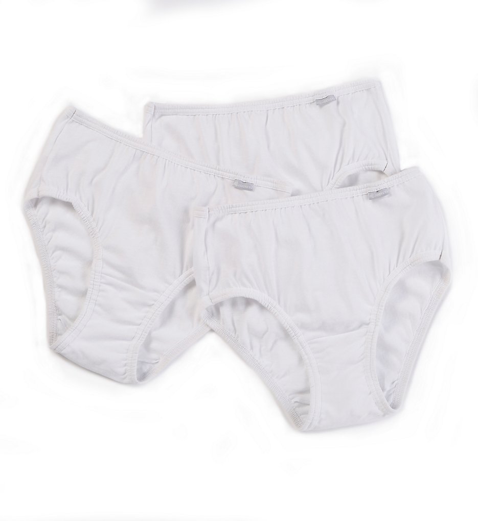 Jockey : Jockey 1488 Elance Classic Fit Hipster Panty -  3 Pack (White/White/White 9)
