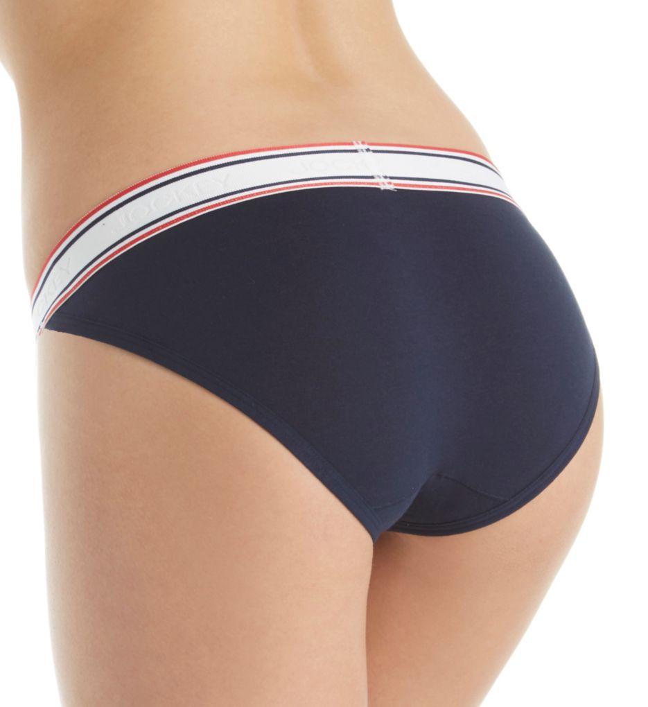 jockey retro stripe string bikini panty