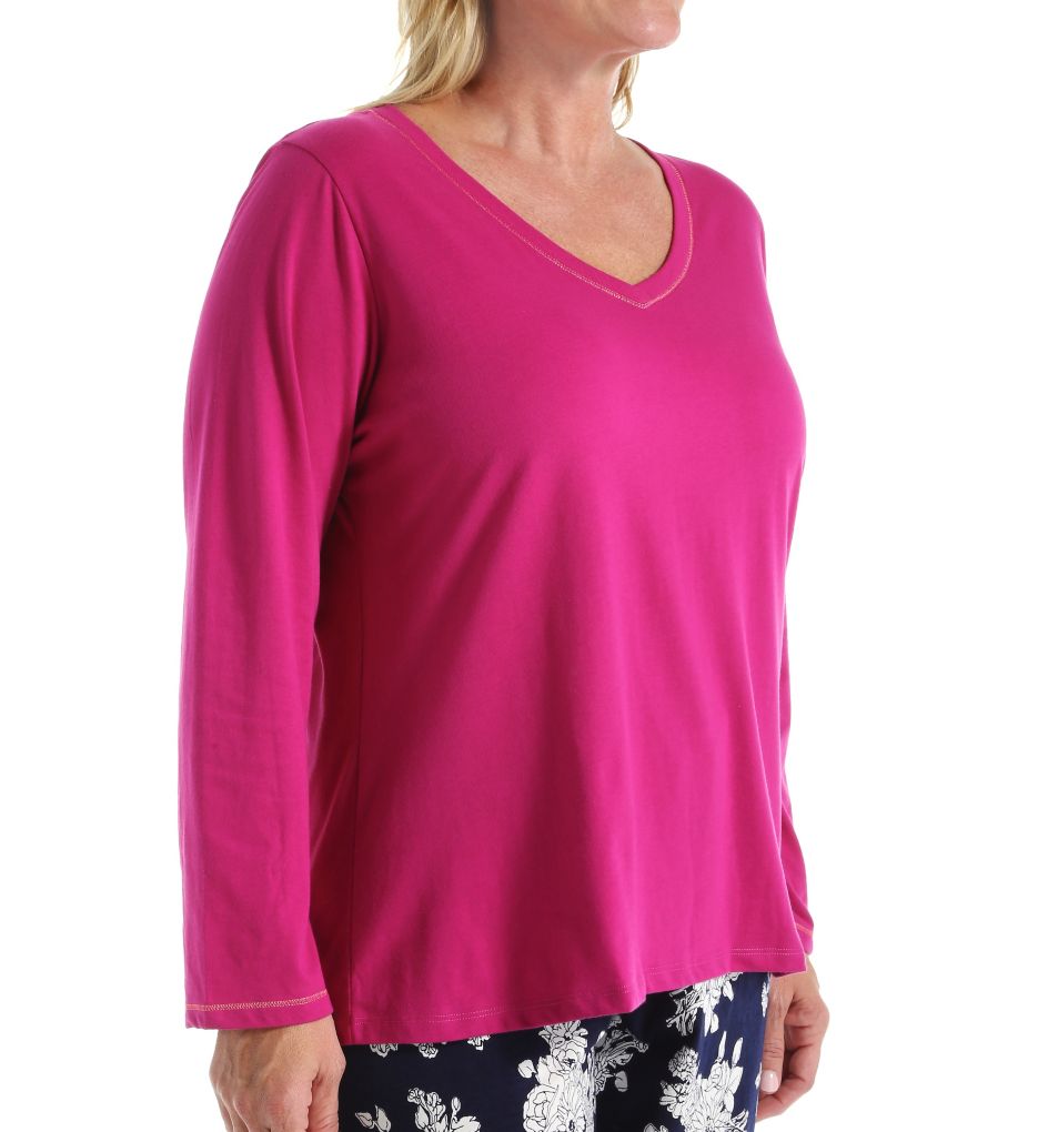 Autumn Orchard Plus Size Long Sleeve Top