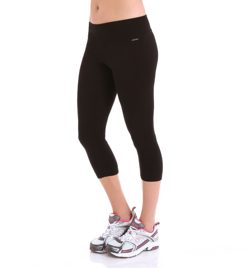 Jockey Core Body Basics Capri Leggings with Wide Waistband 7224