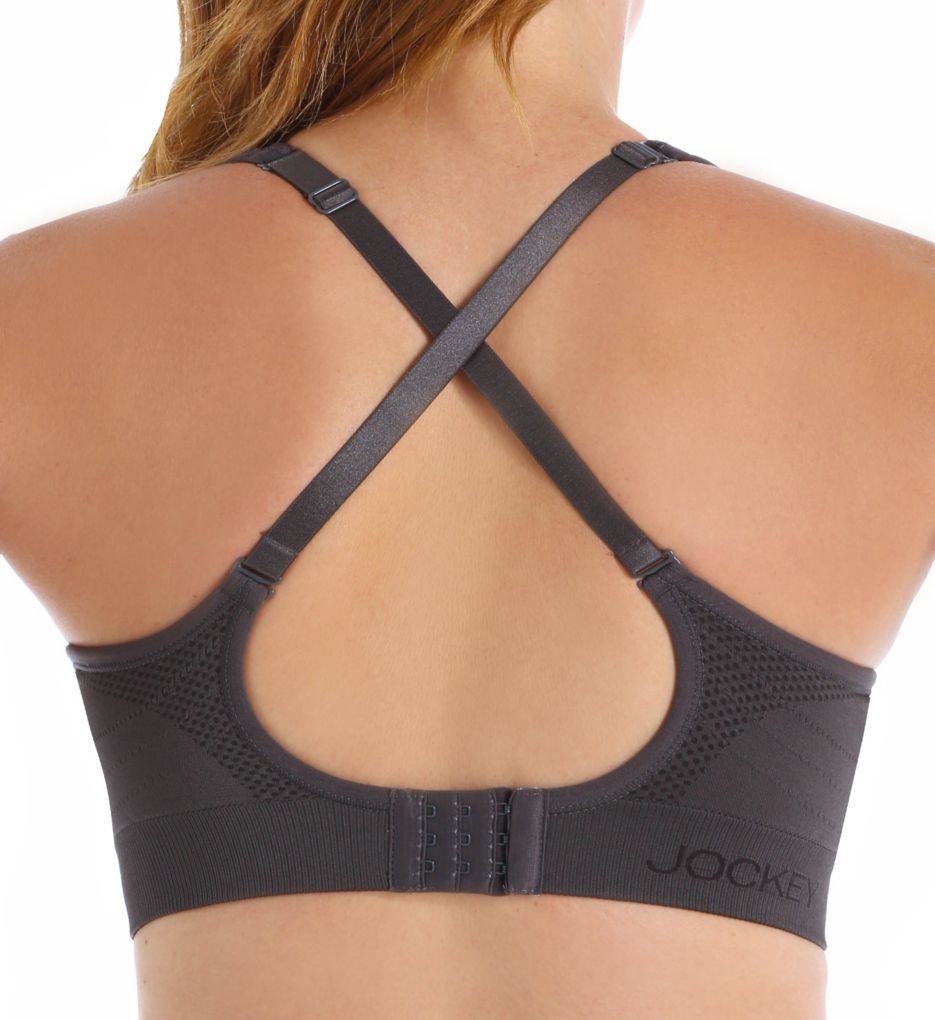 jockey cross back sports bra