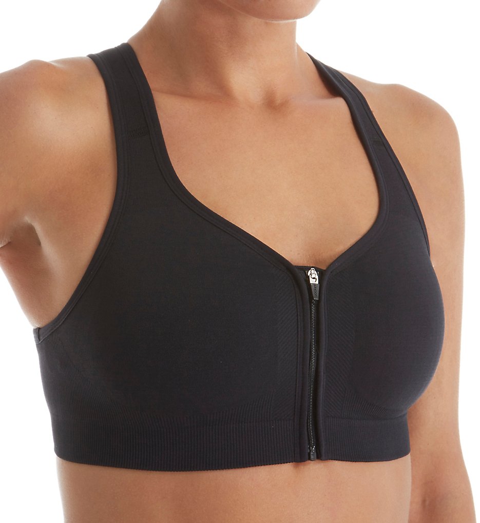 Jockey 8656 Zip Front High Impact Seamless Sport Bra