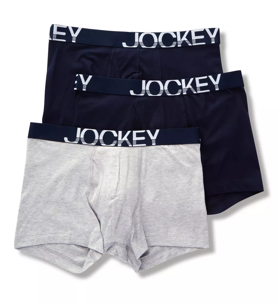 Low Rise Cotton Stretch Boxer Brief - 3 Pack TNGHA1 S by Jockey