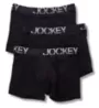 Jockey Low Rise Cotton Stretch Boxer Brief - 3 Pack 8785 - Image 4