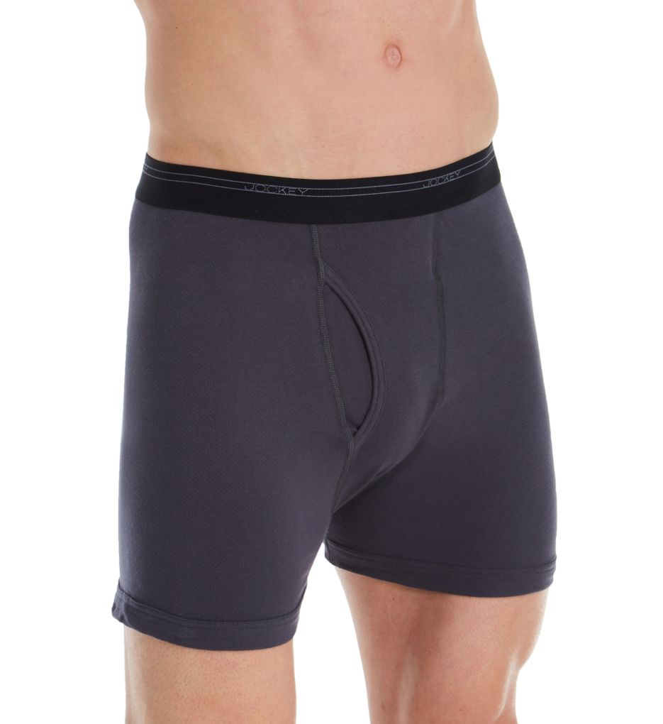 Classic Cotton Mesh Boxer Briefs - 3 Pack by Jockey