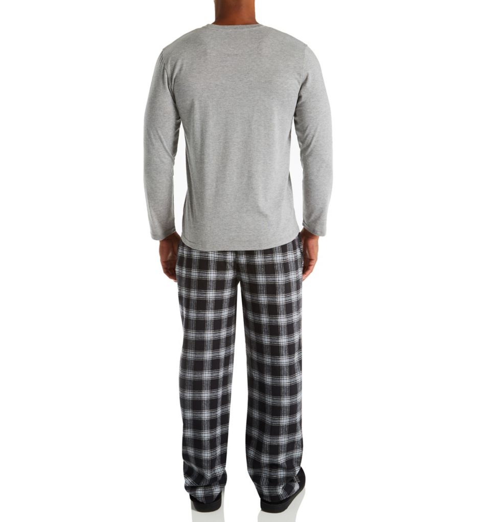 Flannel Pant With Jersey Top Sleep Set