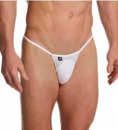 Shining Holes Kini Low Rise G-String WHT O/S