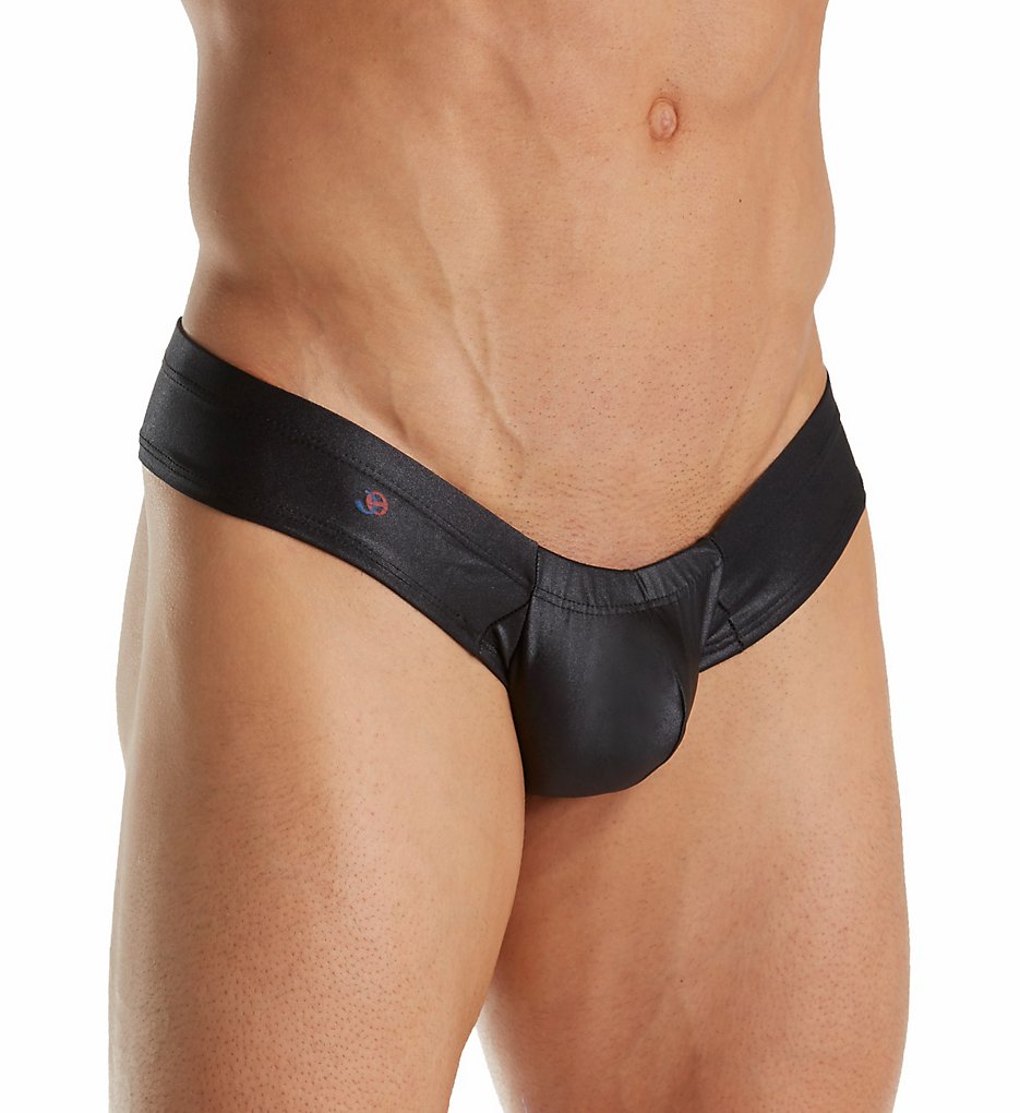 Joe Snyder JS22 Shining Mini Low Rise Cheeky Briefs (Metal Black)