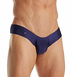Shining Mini Low Rise Cheeky Brief Navy L
