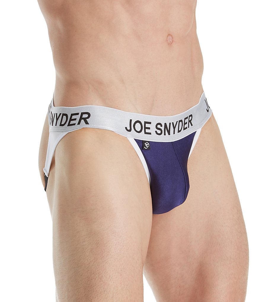 Joe Snyder JSAW02 Activewear Low Rise Jockstrap (Navy)