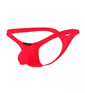 Bulge Holes Low Rise Enhancing Thong Coral S