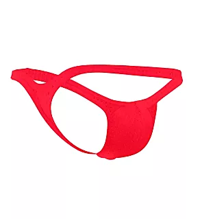 Bulge Holes Low Rise Enhancing Thong Coral S
