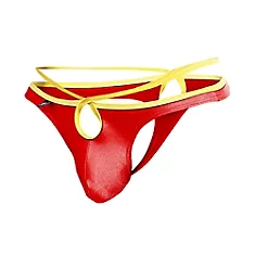 Holes Thong Red L