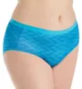 Just My Size Microfiber Mesh Ultra Light Brief Panty - 6 Pack 1210U6