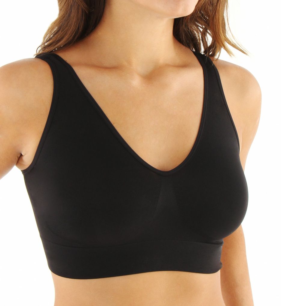 C9 Champion Women's Plus Size Sports Bra Black Size 1X