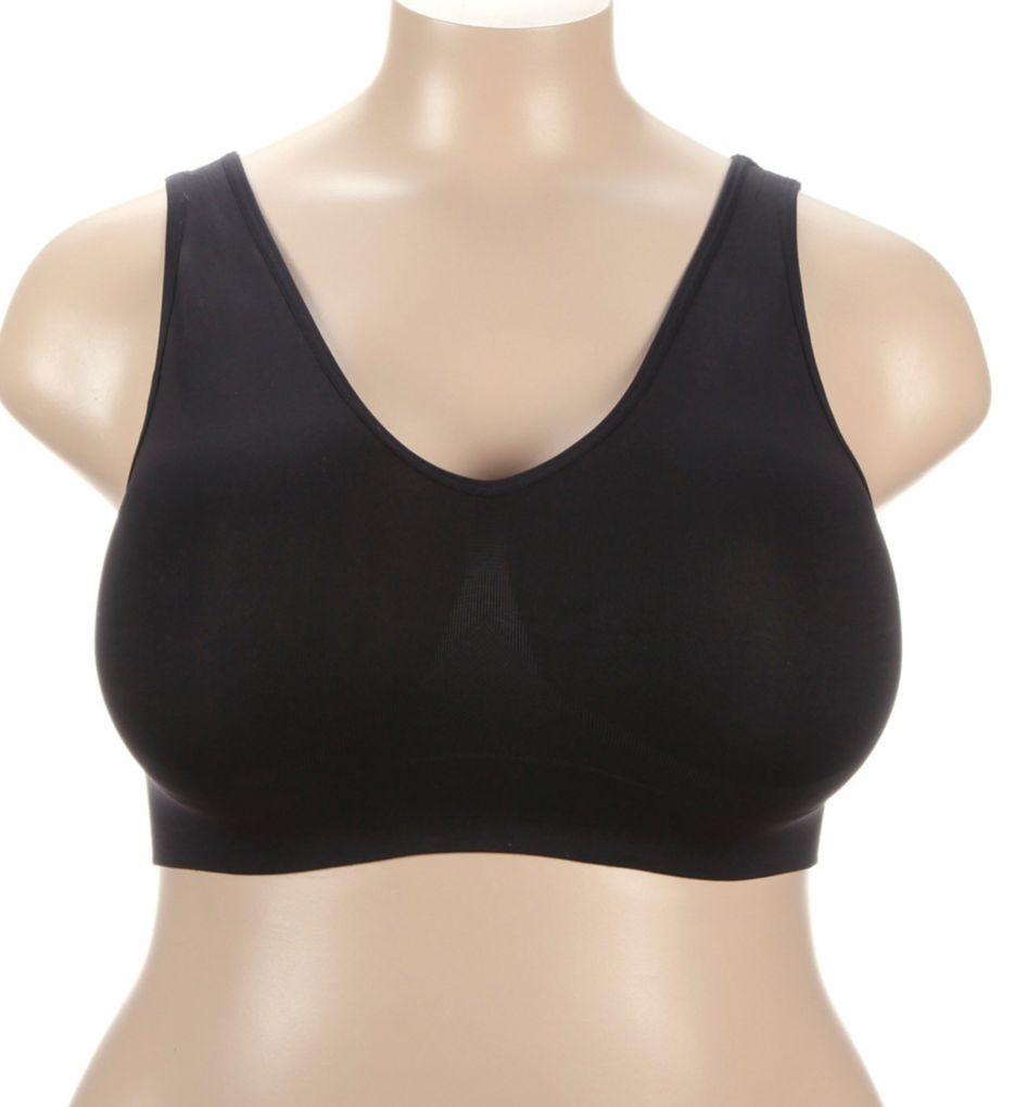 JUST MY SIZE womens Pure Comfort Plus Size Mj1263 Bras, Black, 5X-Large US,  price tracker / tracking,  price history charts,   price watches,  price drop alerts