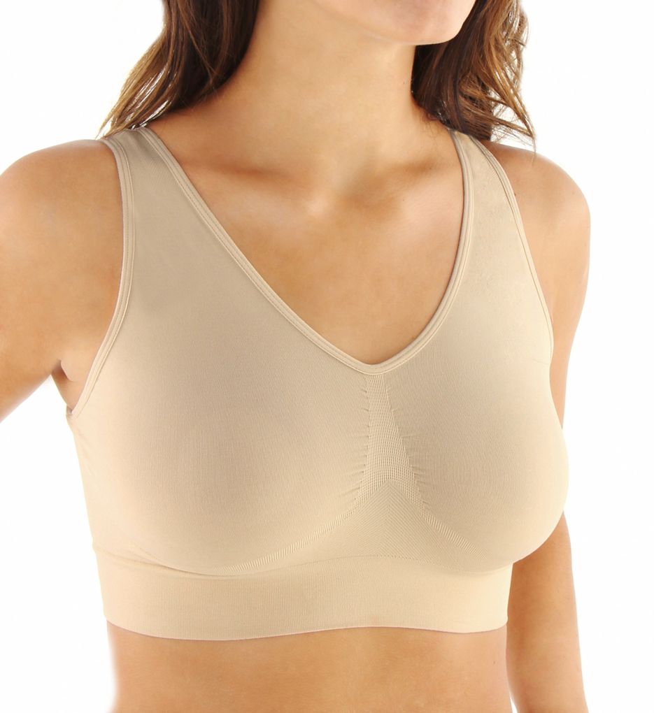 Just My Size Pure Comfort Seamless Wirefree Bra With Moisture