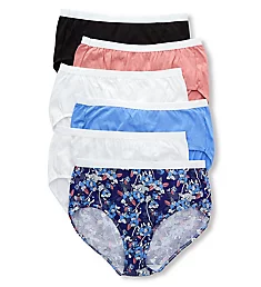 Cool Comfort Cotton Brief Panty - 6 Pack