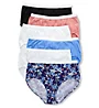 Just My Size Cool Comfort Cotton Brief Panty - 6 Pack 16106C - Image 4