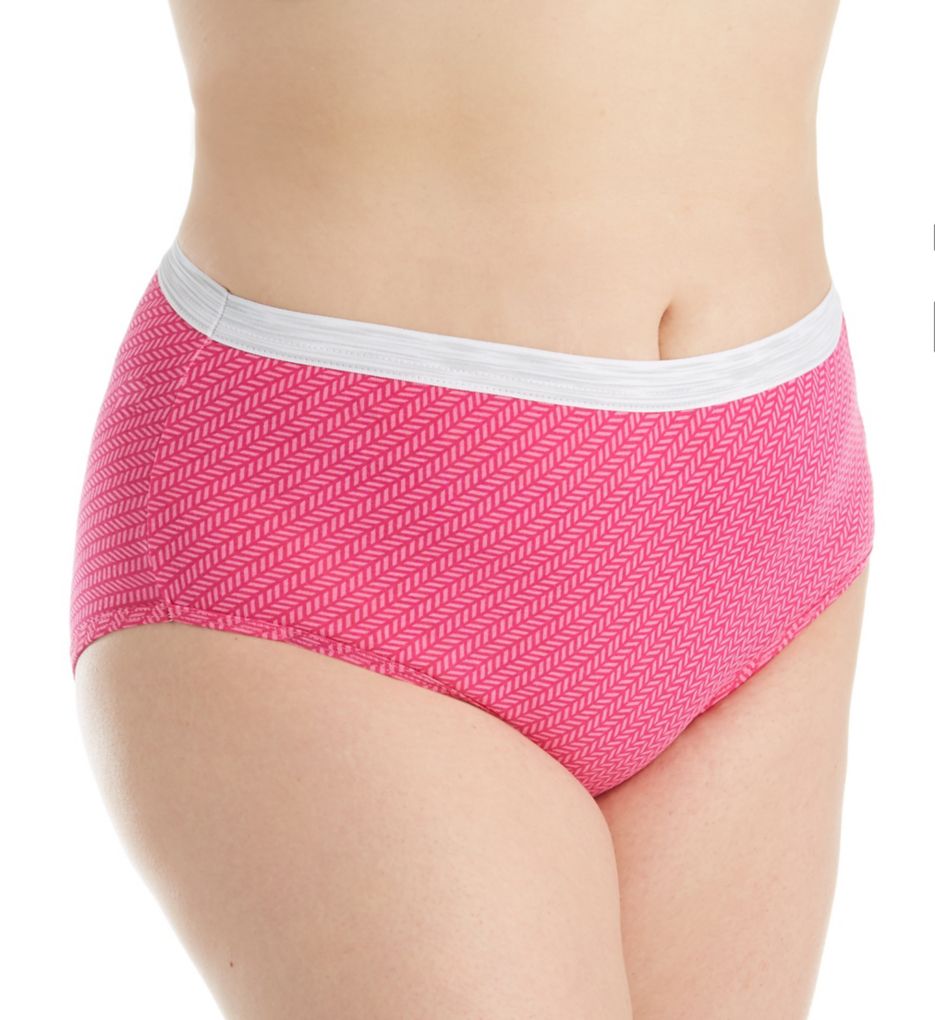 Women's Assorted Cool Comfort Tagless Brief Panties - 6 Pk