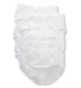 Just My Size Cool Comfort Cotton White Brief Panty - 6 Pack 16106P - Image 4