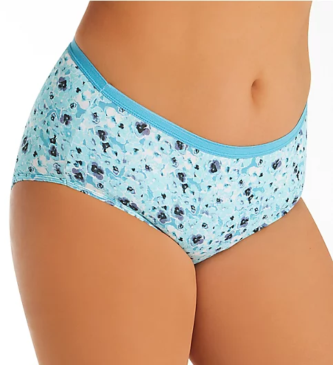 Just My Size Cool Comfort Cotton Brief Panty - 10 Pack 1610PX