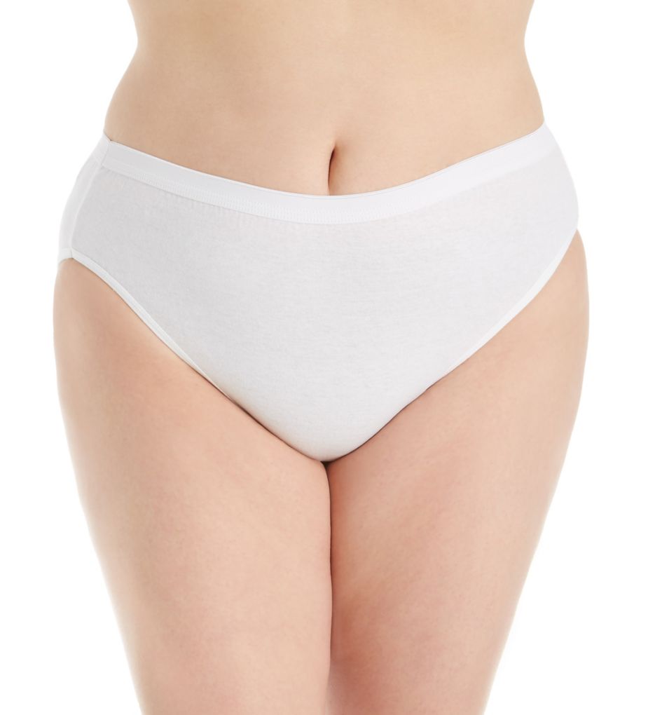 Cool Comfort Cotton Hi-Cut Panty - 5 Pack-fs