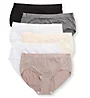 Just My Size Microfiber Smooth Stretch Brief Panty - 6 Pack 1810C6 - Image 4