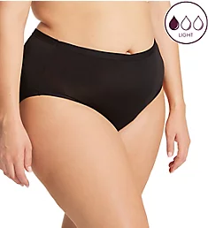 Plus Size Light Leak Brief Panty - 3 Pack Assorted 9